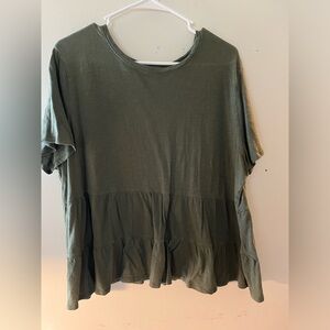 Army green top